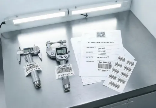 Metrology bench with calibrated handheld instruments