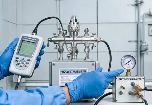 Process transmitter inspection area