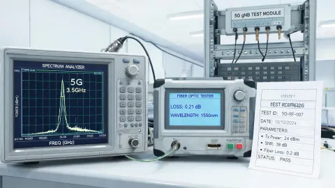 Telecom RF alignment laboratory